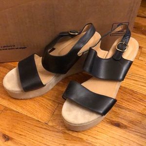 APC platform sandals